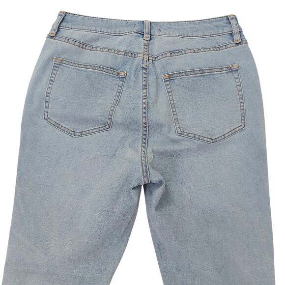 We The Free Jeans Womens 29 Blue Curvy High Rise Super Skinny Light Wash Denim - Picture 6 of 12